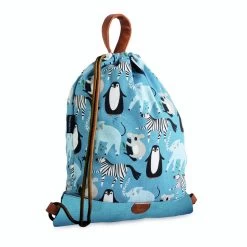 Ecoooh Animals Turnzak Blauw 33x43 Cm