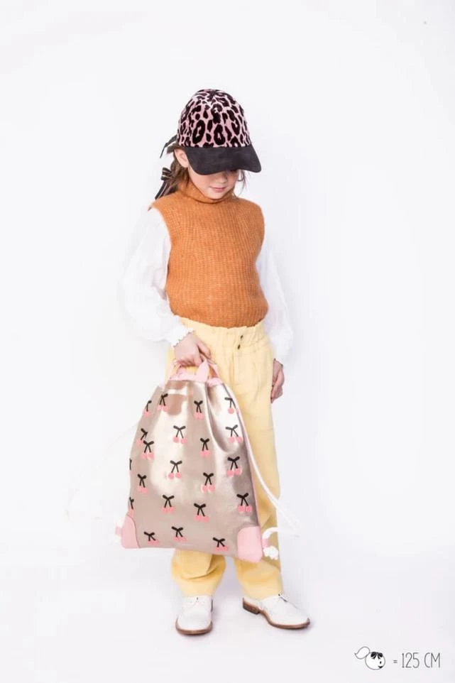 Jeune Premier Turnzak City Bag 11 L Cherry Pompon - 36x40 Cm 2 Jeune Premier Turnzak City Bag 11 L Cherry Pompon - 36x40 Cm - Afbeelding 2