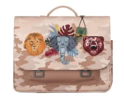 Jeune Premier Boekentas It Bag Midi 17 LMidi Wildlife - 38x30x14.5 Cm