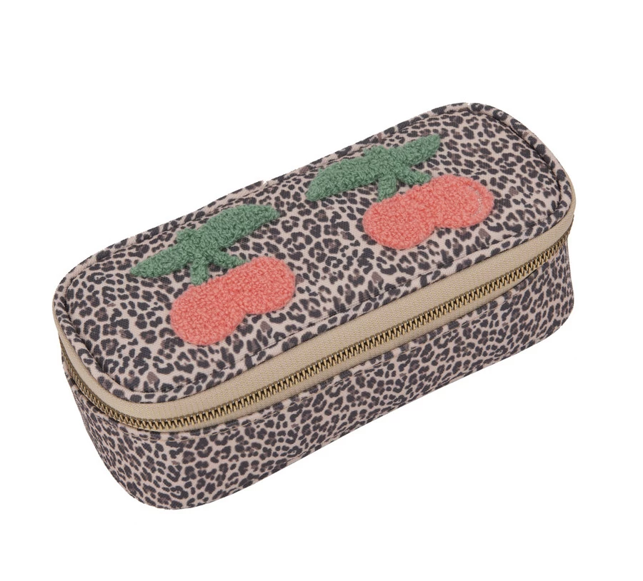 Jeune Premier Pennenbox Leopard Cherry 21.5x7x9.5 Cm 1 Jeune Premier Pennenbox Leopard Cherry 21.5x7x9.5 Cm