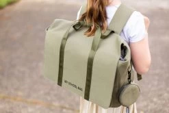CHILDHOME Boekentas My Schoolbag 40x30x12 Cm - Khaki -Kantoor Artikelen product 910110