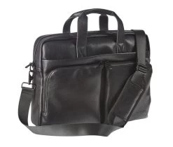 Cristo Business Tas Recycled PET Large Zwart - Met Laptopvak 15.6"