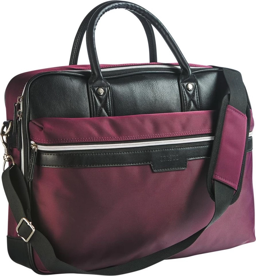 Cristo Business Tas 15" Urban Bordeaux - 1 Compartiment 1 Cristo Business Tas 15" Urban Bordeaux - 1 Compartiment