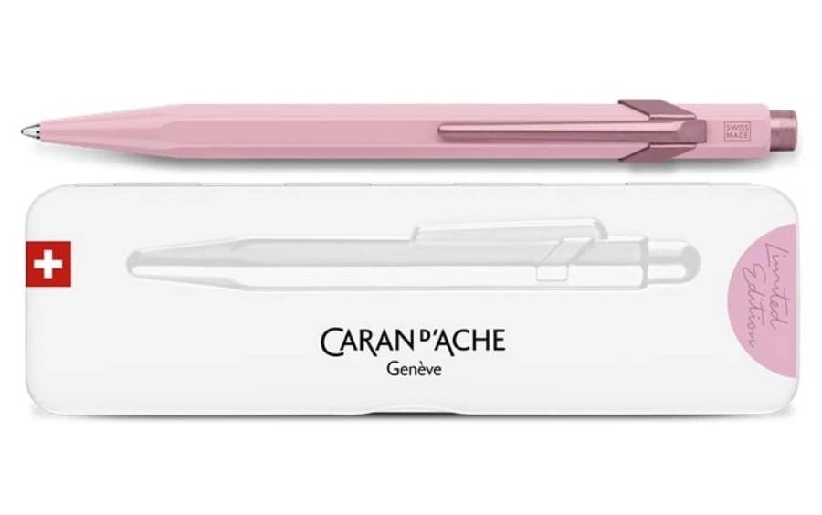 Caran D'Ache Balpen Claim Your Style Rose Quartz - Slimpack - Limited Edition 3 Caran D'Ache Balpen Claim Your Style Rose Quartz - Slimpack - Limited Edition - Afbeelding 3