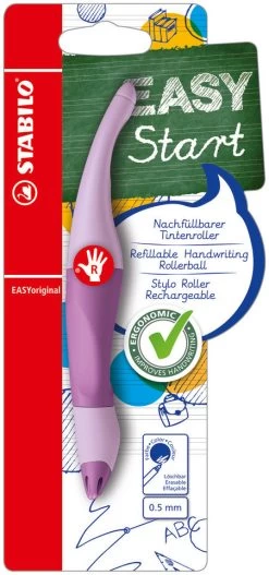 STABILO EasyOriginal Rollerpen Rechts Lila Waas - Blister