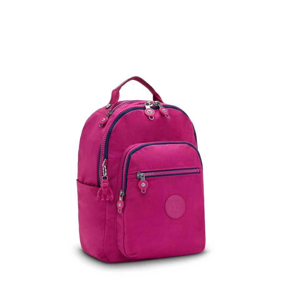 Kipling Rugzak Seoul S 14 L Pink Fuchsia 25.5x16x35 Cm 4 Kipling Rugzak Seoul S 14 L Pink Fuchsia 25.5x16x35 Cm - Afbeelding 4
