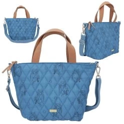 Miss Melody Shopper Blue Quilt