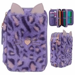 TOPModel Pennenbox Lilac Leo Love 3-vaks