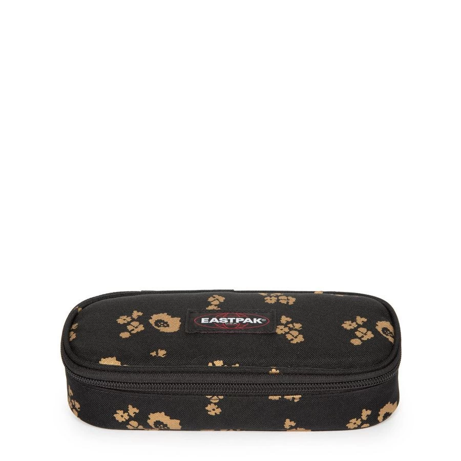 Eastpak Oval Pennenbox Flower Shine Black - 22x9x5 Cm 1 Eastpak Oval Pennenbox Flower Shine Black - 22x9x5 Cm