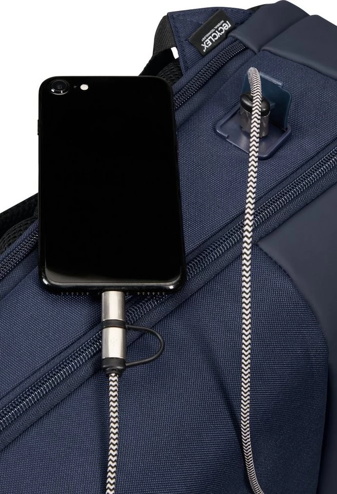 Samsonite Laptop Rugzak Stackd Biz 15.6"Navy - 44x31.5x18.5 Cm 7 Samsonite Laptop Rugzak Stackd Biz 15.6"Navy - 44x31.5x18.5 Cm - Afbeelding 7