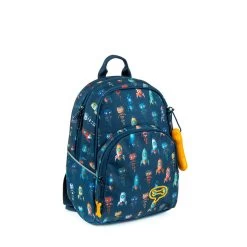 STONES And BONES Rugzak Laurel 2.0 8 L Space Invaders - Indigo -Kantoor Artikelen product 986845
