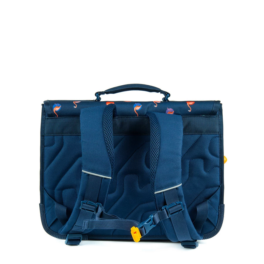 STONES And BONES Boekentas Lily 15 L Joyful Flamingos - Indigo - 38x28x14 Cm 2 STONES And BONES Boekentas Lily 15 L Joyful Flamingos - Indigo - 38x28x14 Cm - Afbeelding 2