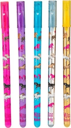 Miss Melody Glitter Gelpen 6 Miss Melody Glitter Gelpen -Kantoor Artikelen product 991654